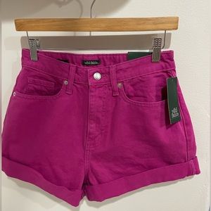 NWT Wild fable highest rise mom shorts in Fuchsia size 4